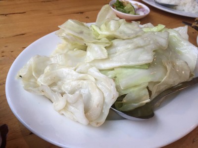 กะหล่ำปลีฉ่าน้ำปลา