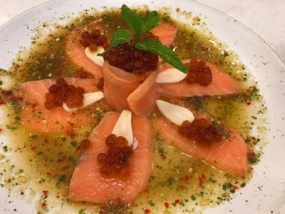 Salmon Spicy Carpaccio