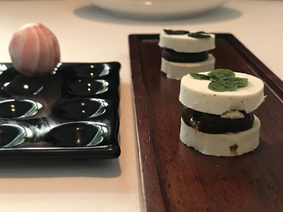 Eggplant Cookies And Chili Bon Bon