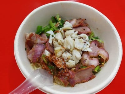 เมนูของร้าน บะหมี่ตังกวย