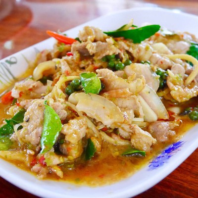 เมนูของร้าน ครัวผักหวานบ้าน ไร่นฤบดินทร์ สาขา 1 แสงชูโต