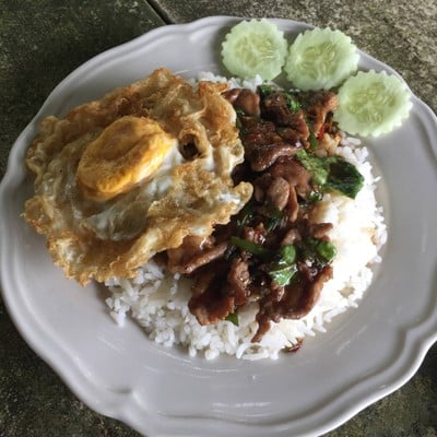 ข้าวผัดปลาเค็ม