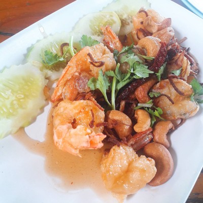 กุ้งซอสมะขาม