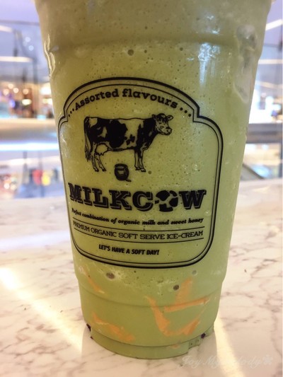 Matcha Latte Frappe + Thai Tea Pudding