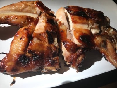 ไก่ย่างปรีชา ปลาเผา