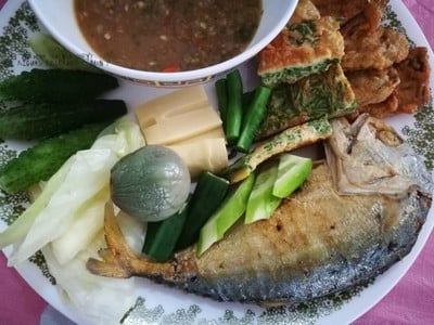 น้ำพริกกะปิปลาทูทอด