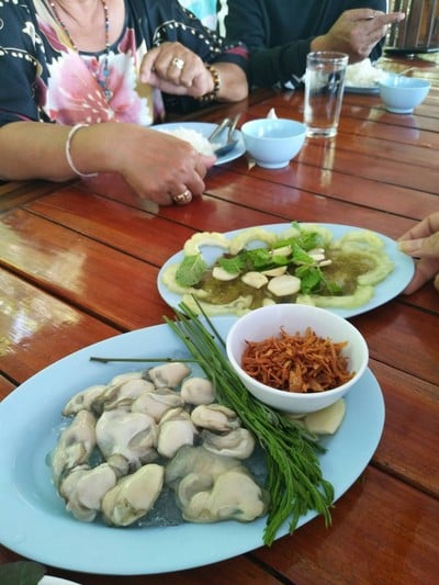 หอยนางรมสด