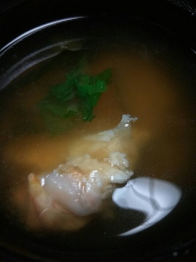 Crab miso soup