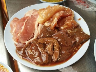 เมนูของร้าน เจ๊ใหญ่หมูย่างเกาหลี หัวหิน