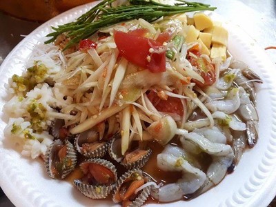 ตำถาดซีฟู้ด