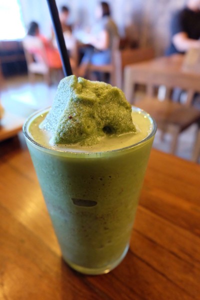 Matcha Red Bean Latte