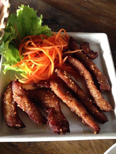 เมนูของร้าน ส้มตำหลวงพระบาง