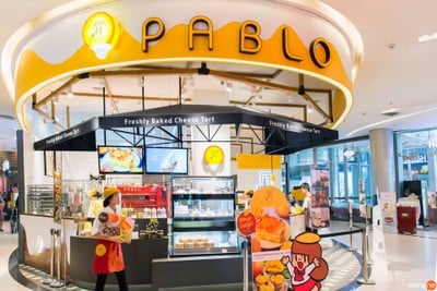 หน้าร้าน PABLO Cheese Tart สยามพารากอน