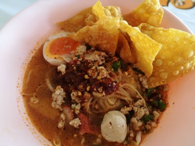 บะหมี่ต้มยำหมู