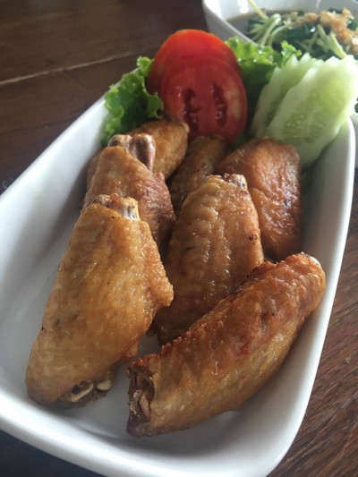 ปีกไก่ทอดเกลือ