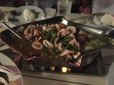 เมนูของร้าน กินลมชมสะพาน