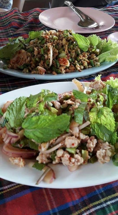 ลาบหมู ลาบปลาดุก