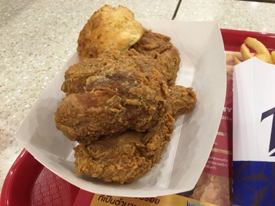 ไก่ทอด 3 ชิ้น ชุดคอมโบ