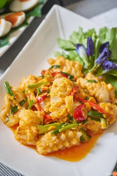 เมนูของร้าน สองฝั่งคลอง แจ้งวัฒนะ