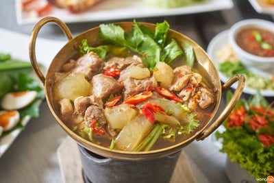 เมนูของร้าน สองฝั่งคลอง แจ้งวัฒนะ