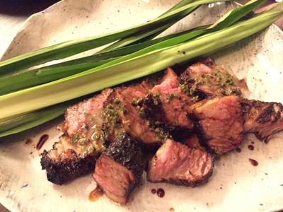 Bone-in thai wagyu short rib, grilled peppercorn, pandan