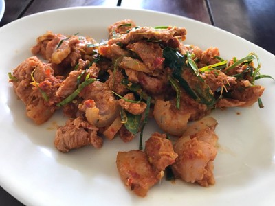 แกงเผ็ดหมูป่า