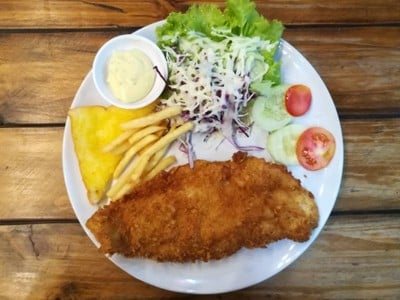 สเต็กปลาทอด