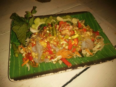กุ้งแช่น้ำปลา