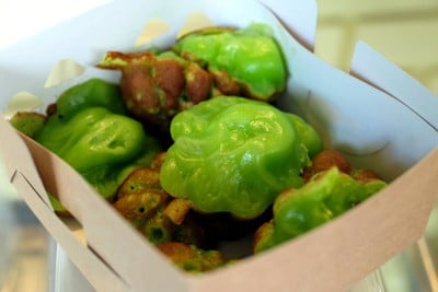 เมนูของร้าน ขนมครกใบเตย สยามสแควร์ซอย 9