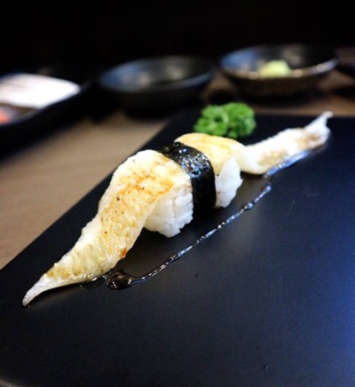 Aburi Engawa ครีบปลาตาเดียวย่าง
