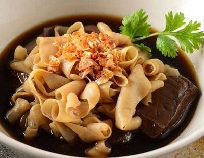 เมนูของร้าน เซี๊ยะก๋วยเตี๋ยวเป็ด พระราม 4