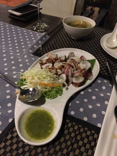 ปลาหมึกไข่ย่าง