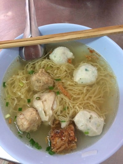 เมนูของร้าน อึ้งเป็งชุง ลูกชิ้นปลา (เยาวราช) แห่งเดียวไม่มีสาขา