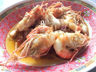 กุ้งทอดกระเทียม