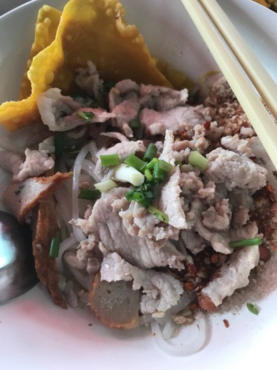 เมนูของร้าน กิมท้อ นครปฐม ก๋วยเตี๋ยวต้มยำ