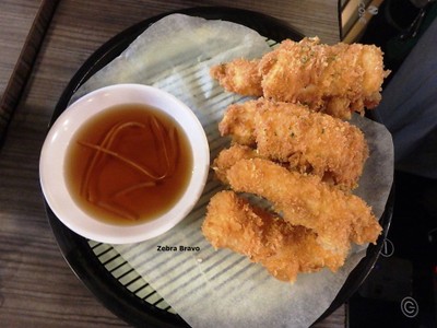 ปลาหมึกทอด
