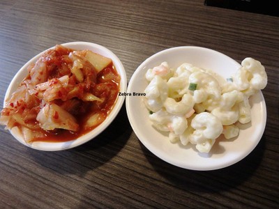 กิมจิ + สลัดมะกะโรนี