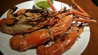 กุ้งเผา