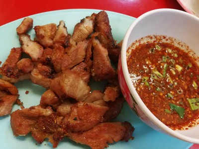 หมูทอดแดดเดียว