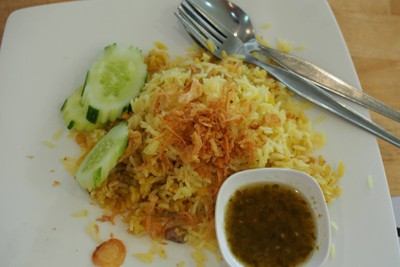 ข้าวหมกเปล่า Biryani only rice