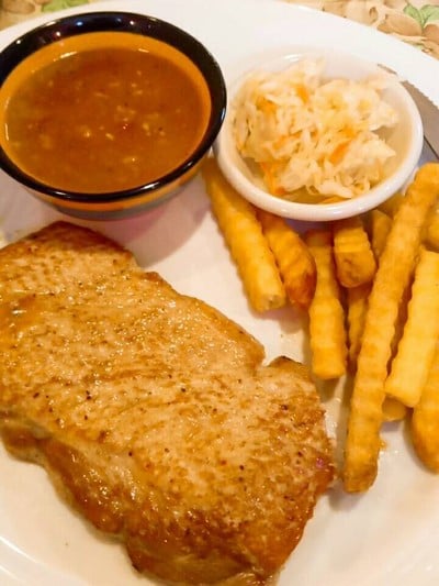 เมนูของร้าน สเต๊กบูมเมอแรง พิซซ่า และข้าวกล่อง กม.25 สายไหม ขอบพระคุณค่ะ