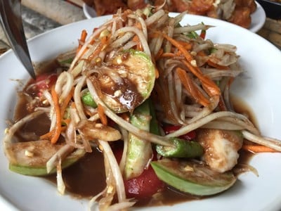 ส้มตำปูปลาร้า