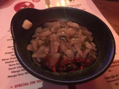 ปลาหมึกดองวาซาบิ