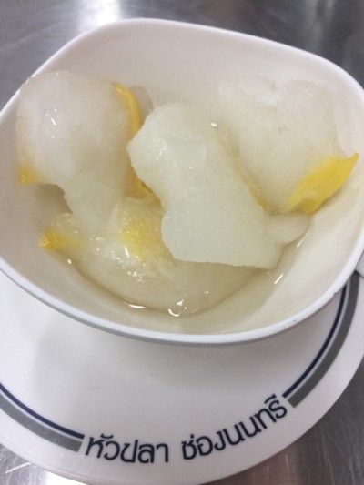 เนื้อปลาเก๋าผัดคื่นฉ่าย