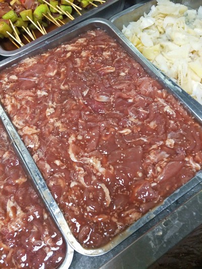 หมูหมักซอส