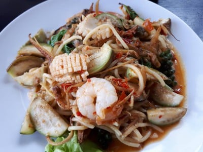 สปา ผัดฉ่าขี้เมาทะเล