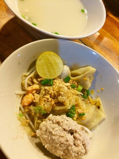 เกี้ยวหมูแห้ง 35฿