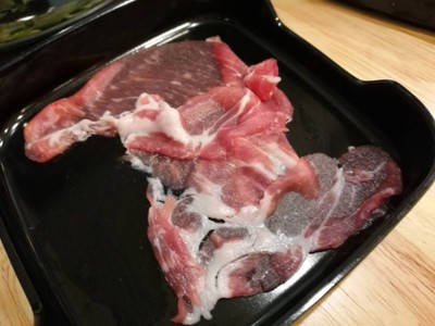 สันคอหมูสไลด์