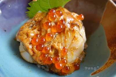 Hotate Foie Gras Magma Don