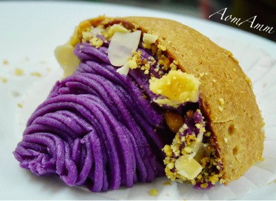 Purple Sweet Potato Tart (160฿)